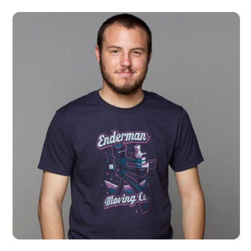 Minecraft Enderman Moving Company Premium T-Shirt